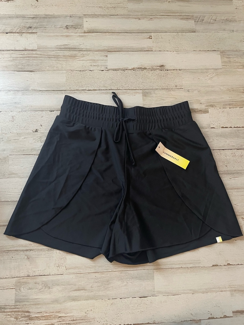 NWT Summersalt The Sea to Shore Swim Shorts Sea Urchin Black Size S